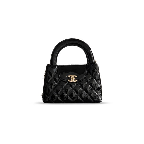 CHANEL 25A MINI KELLY BAG PATENT CALFSKIN AS4416 (19*13*7cm)