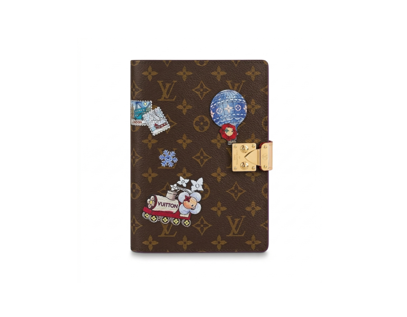 LOUIS VUITTON New LV Notebook With Monogram Embossed & Color Painted Patterns