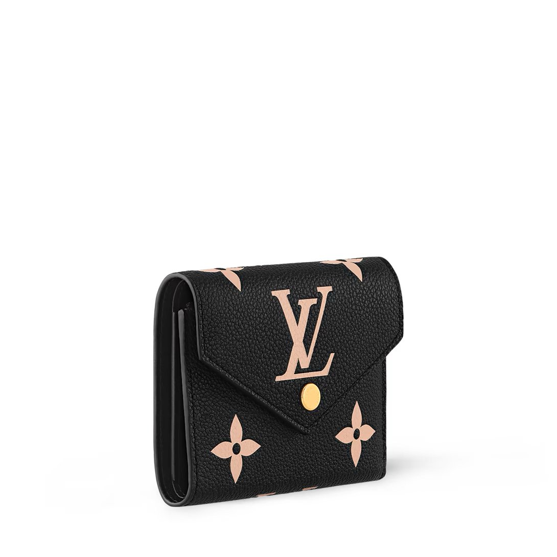 LouisV M80968 Victorine Wallet Monogram Empreinte Leather Black (12x9.5x1.5cm)