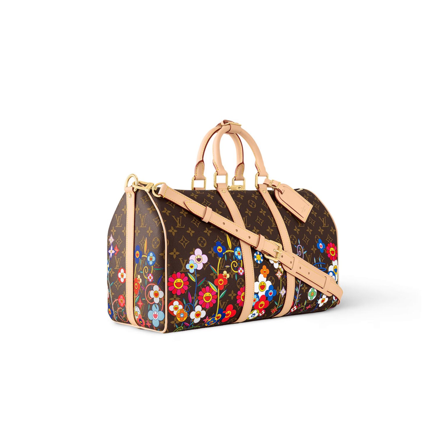 LouisV M14182 Keepall Bandoulière 45 Takashi Murakami Collaboration (45.0x27.0x20.0cm)