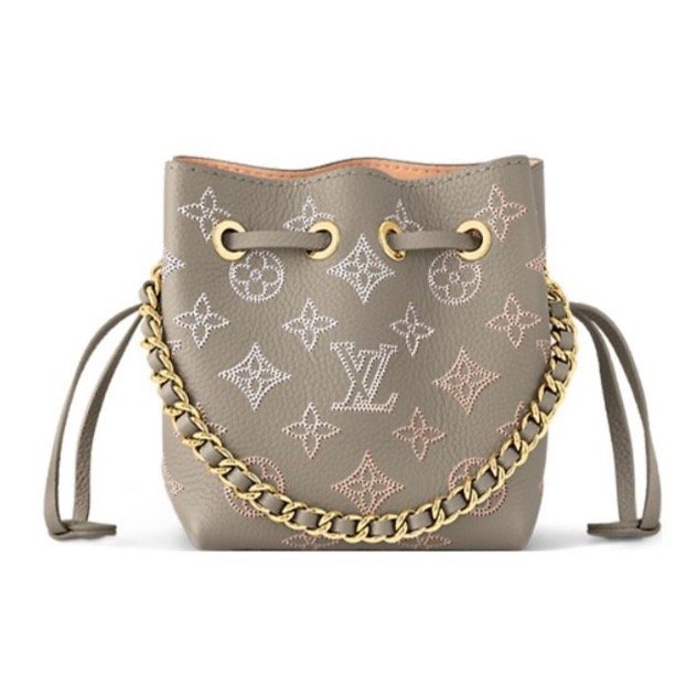 M82731 LouisV Pico Bella Bucket Grey Gradient Perforated (10.5x13x11cm)