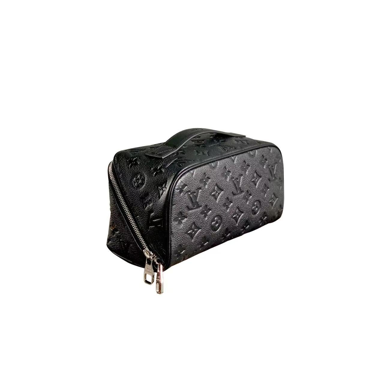M11508 LouisV Toiletry Bag – Monogram Embossed, 24 × 13 × 13 cm