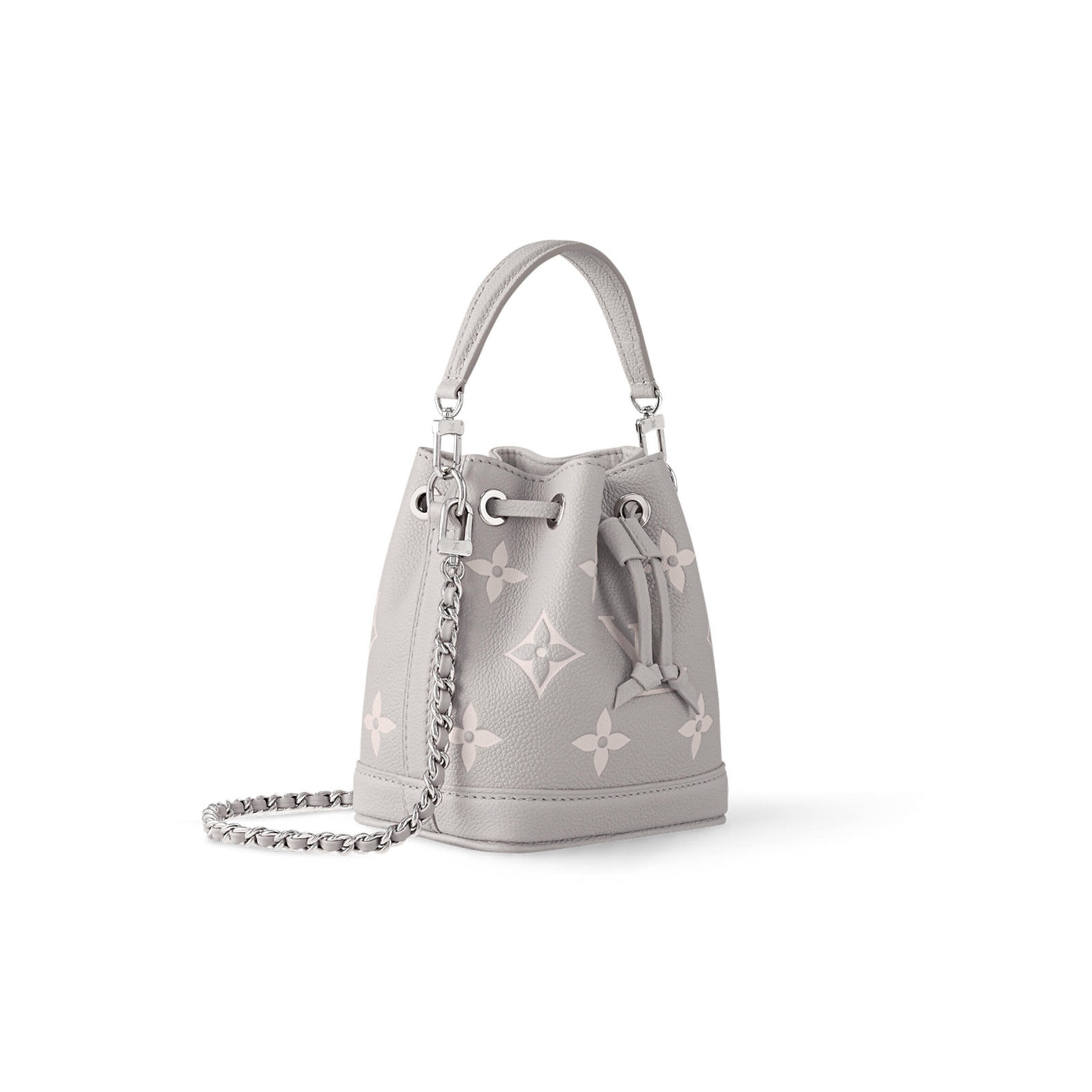 M14224 LouisV Nano Noé Bag – Taro Purple, 16 × 13 × 10 cm