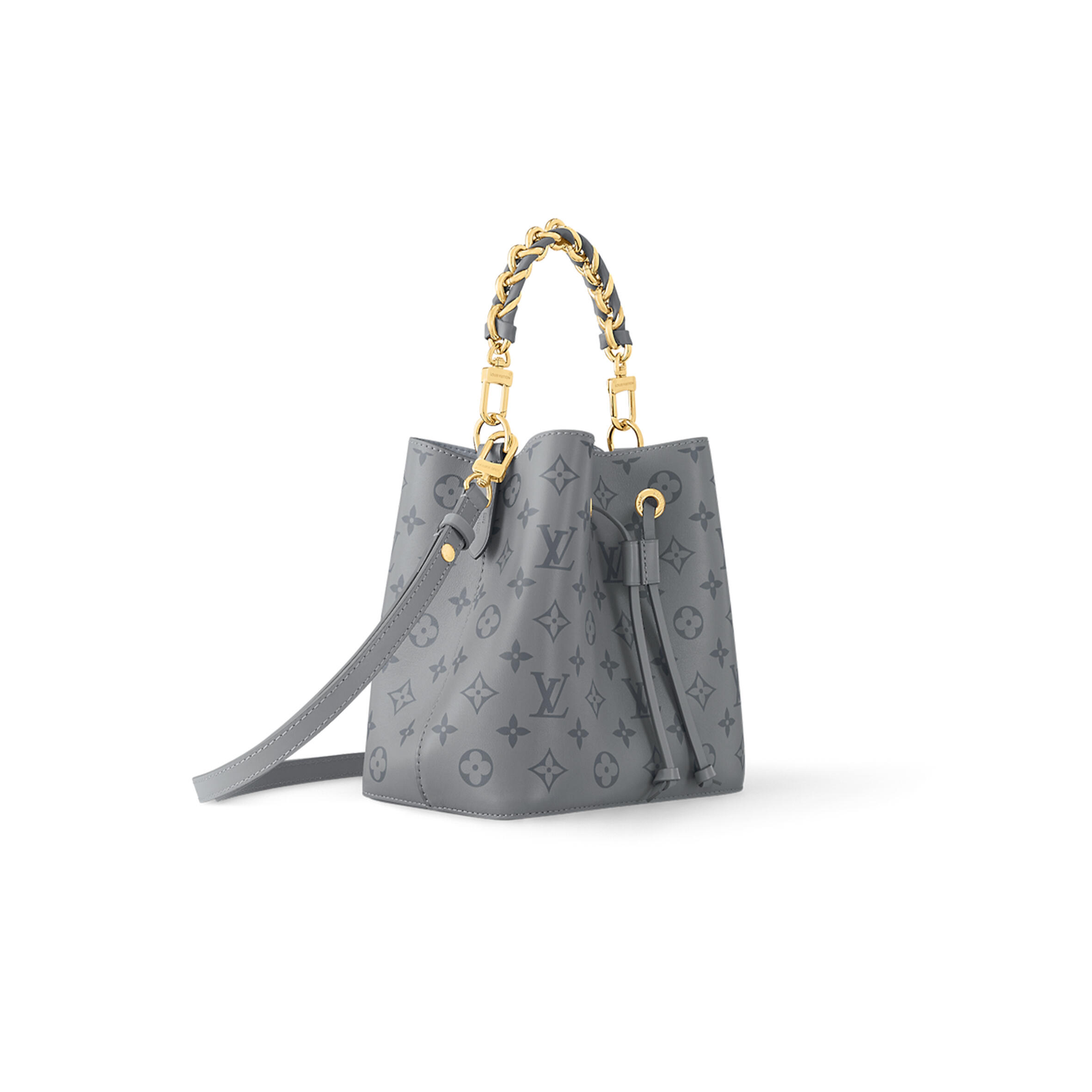 M12749 LouisV NeoNoé BB Bag – Shark Grey, 20 × 20 × 13 cm