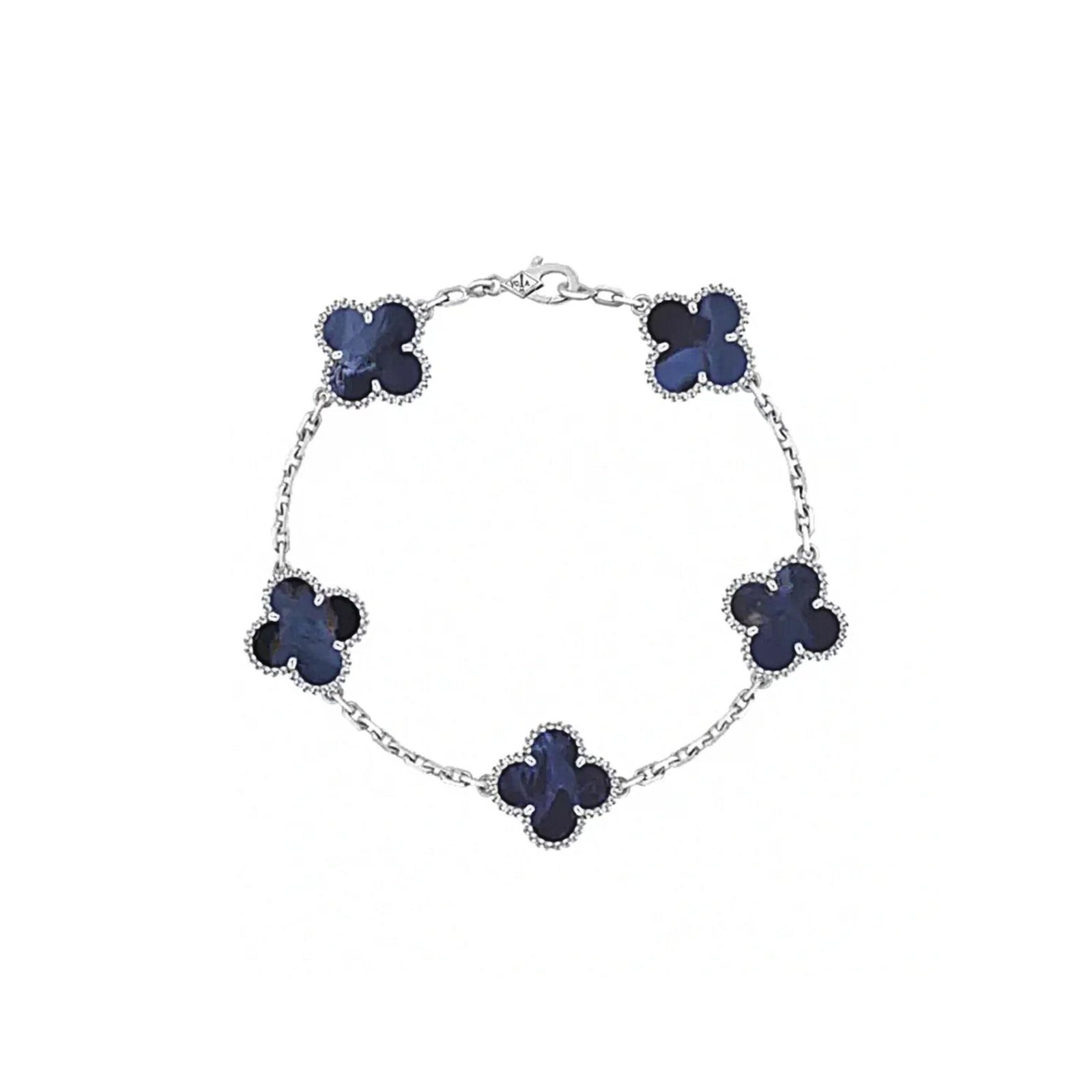 VCARP7S400 VINTAGE ALHAMBRA BRACELET, 5 MOTIFS