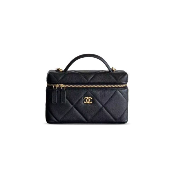 AP4936 COCO MASTER 25K DIAMOND PATTERN CALFSKIN VANITY CASE (19.5*17*5cm)