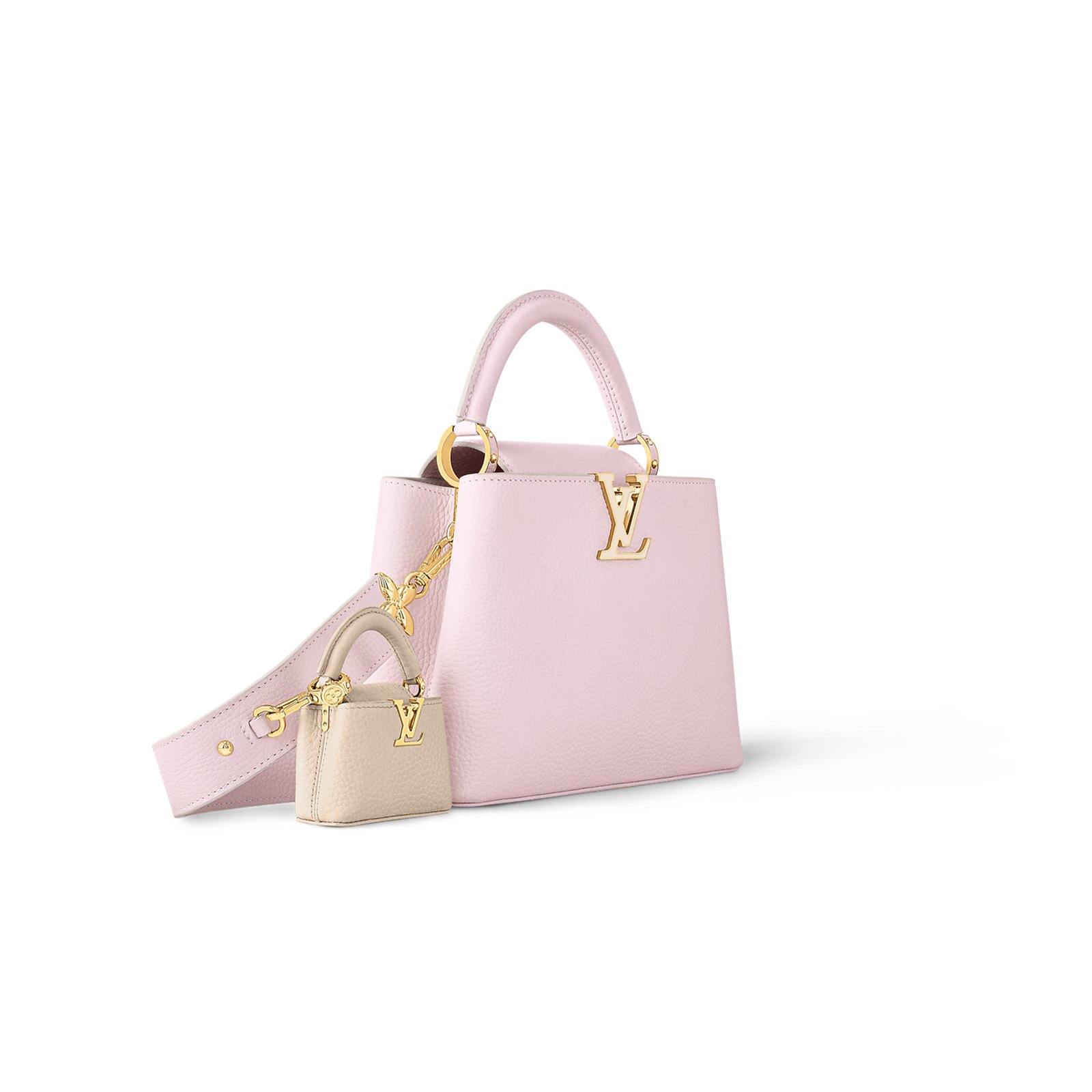 M24120 LOUIS VUITTON MASTER CAPUCINES BB  (26.5*17.5*9cm)