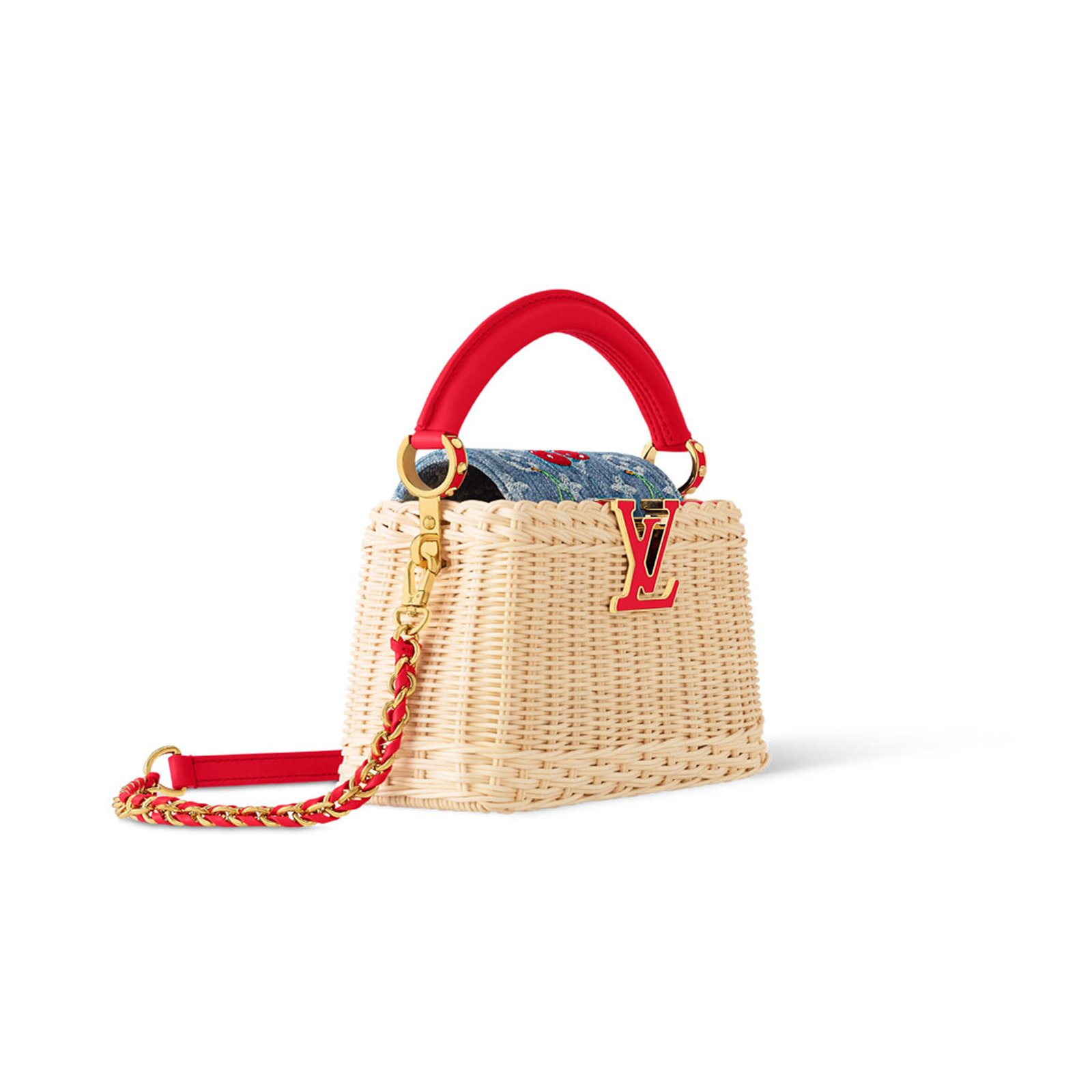 M14295 LOUIS VUITTON MASTER MURAKAMI LV X TM CAPUCINES BB  (27*18*9cm)
