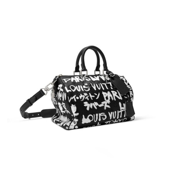 M26175 LV SPEEDY P9 BANDOULIÈRE 30 SCRIBBLE  (32*22.5*18cm)