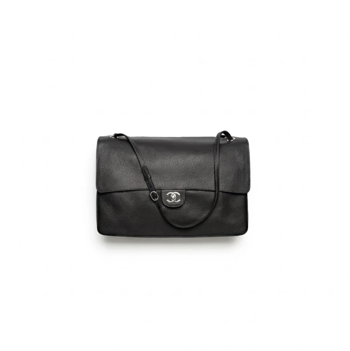 AS6233 CHANEL MAXI FLAPBAG  BL(38.5*26*11cm)