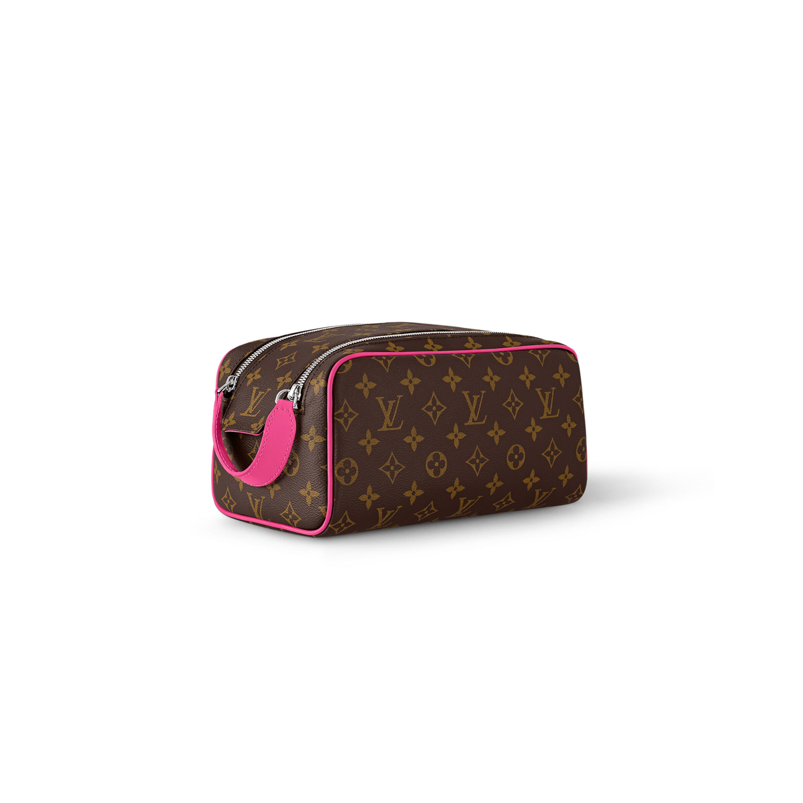 M12641 LouisV Dopp Kit Bag - Monogram Canvas  Leather - 28 × 15 × 16.5 cm