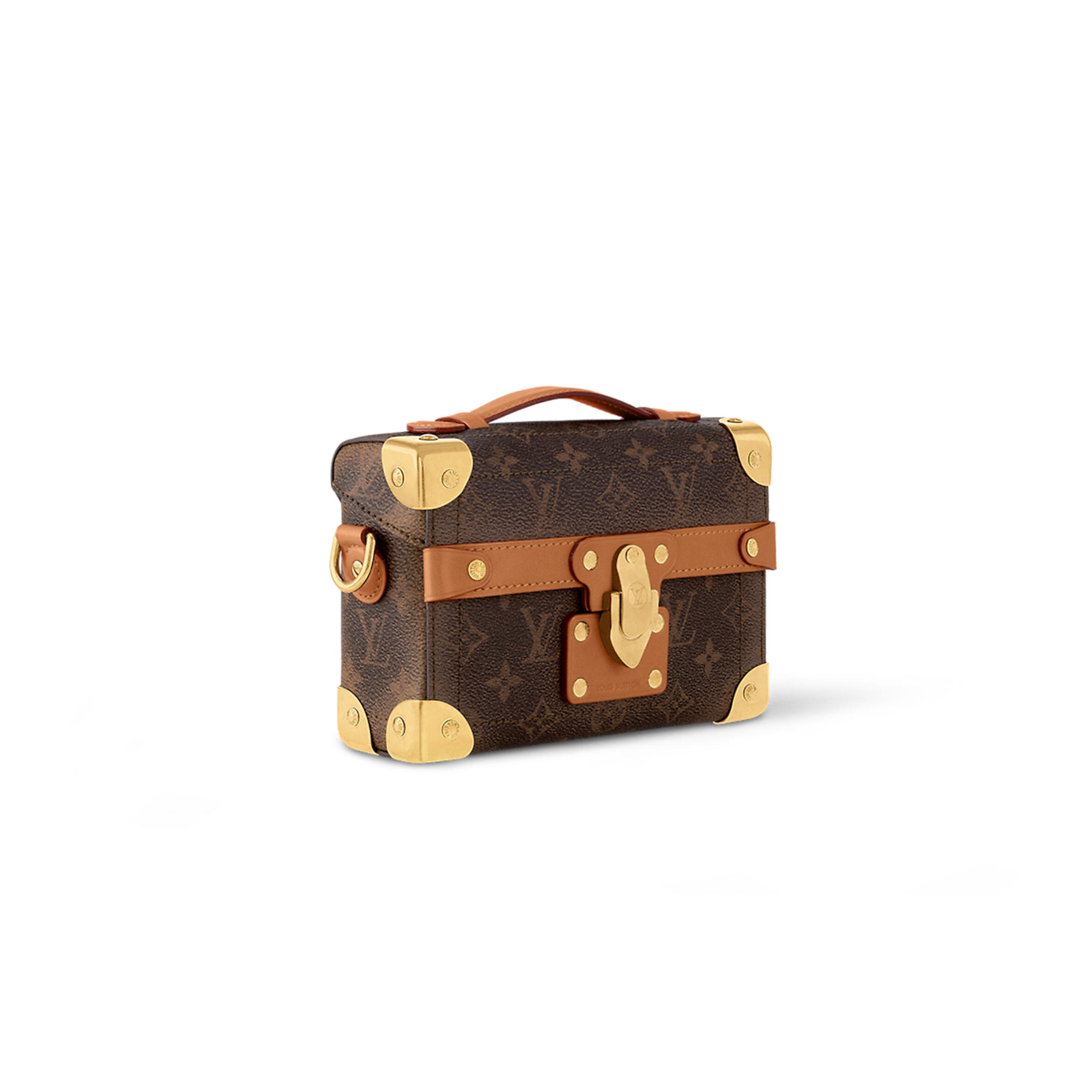 M11535 LouisV Soul Trunk Bag - Monogram Eclipse Canvas  Leather - 19 × 15 × 7 cm