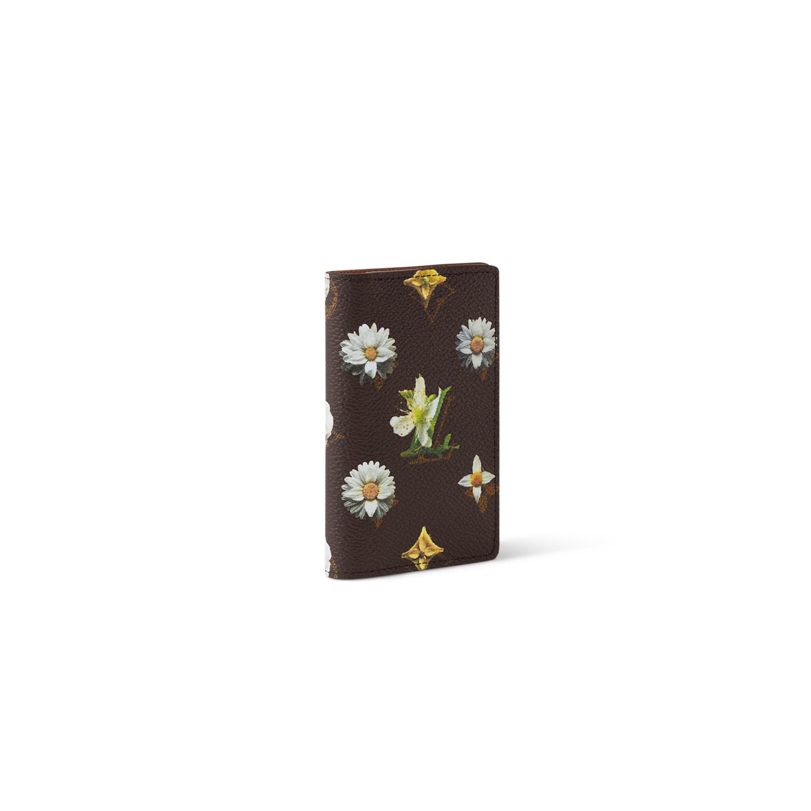 M27542 LouisV Wallet - Monogram Floral Canvas  Leather - 7.5 × 11.1 × 1 cm