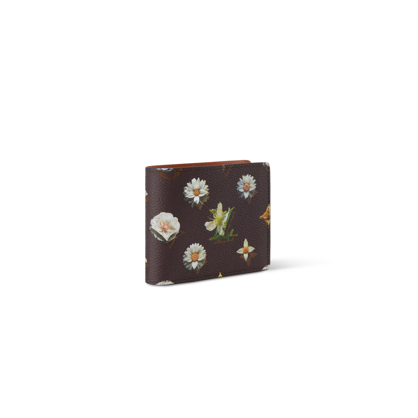 M27547 LouisV Slender Wallet - Monogram Floral Canvas  Leather - 11 × 8.5 × 2 cm