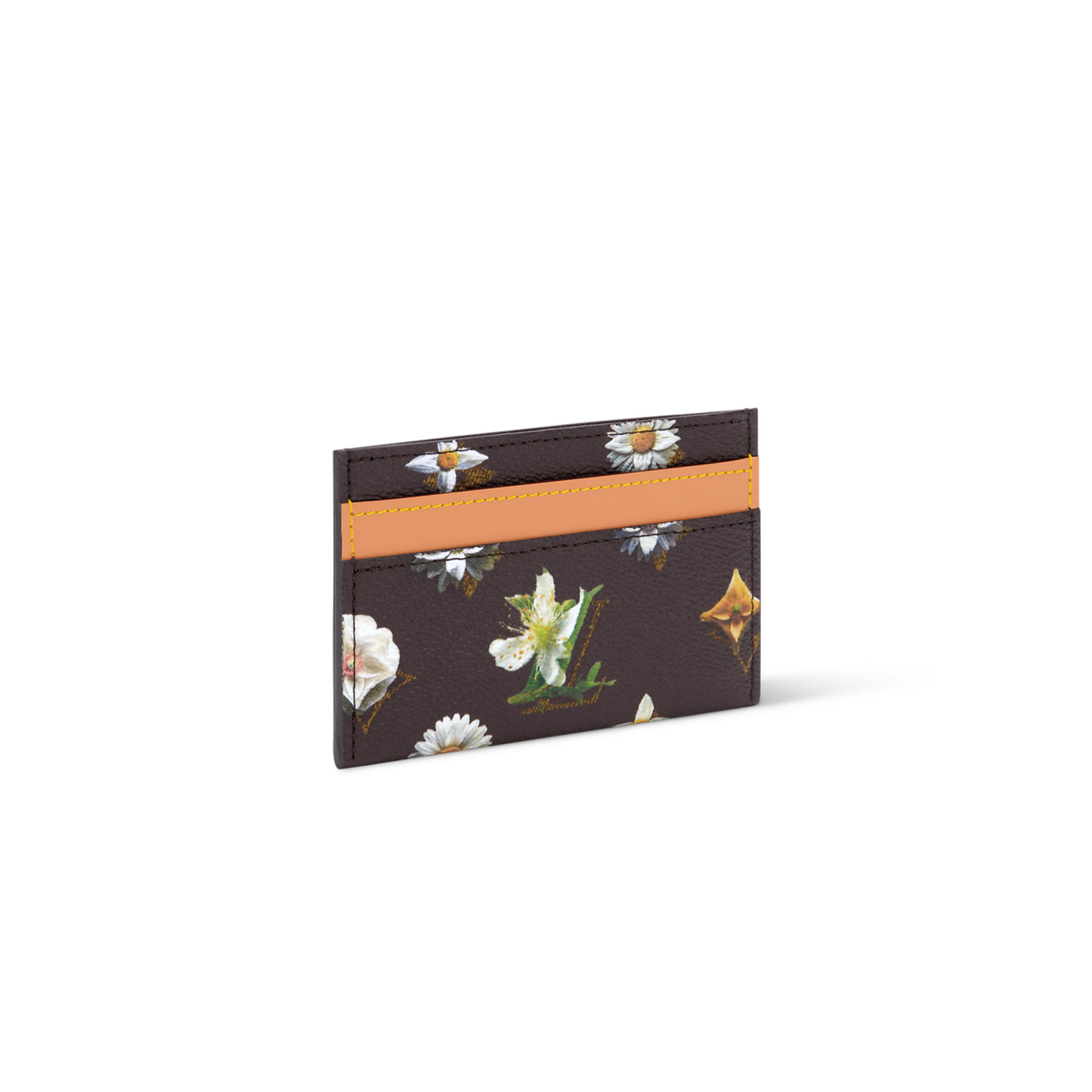 M27551 LouisV Card Holder - Monogram Floral Canvas  Leather - 11 × 7 × 1.5 cm