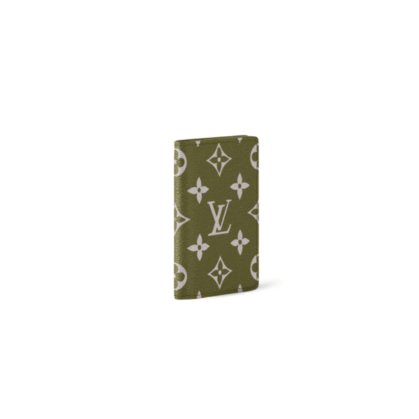 M25885 LouisV Card Holder - Green  Pink  Blue - Monogram Leather