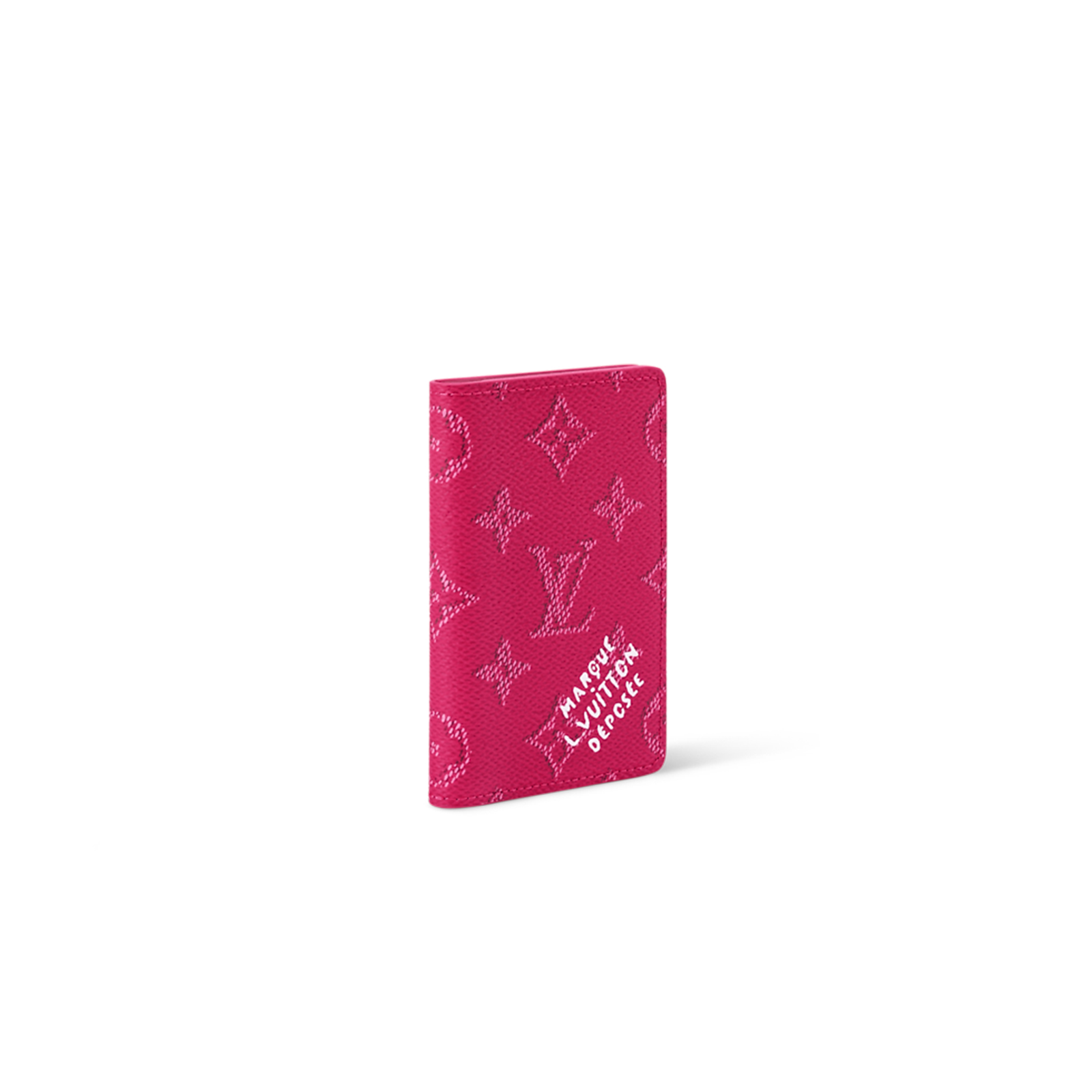 M26839 Louis Vuitton Pocket Organizer Monogram Heritage Canvas Pink 11 x 1 x 8 cm