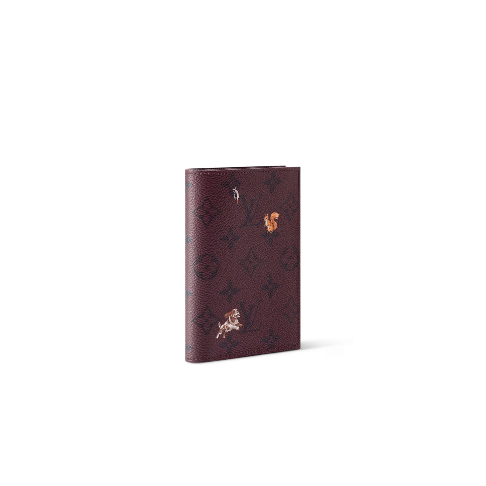 M27023 Louis Vuitton Passport Cover Monogram Forest Canvas Brown 10 x 2.5 x 14 cm