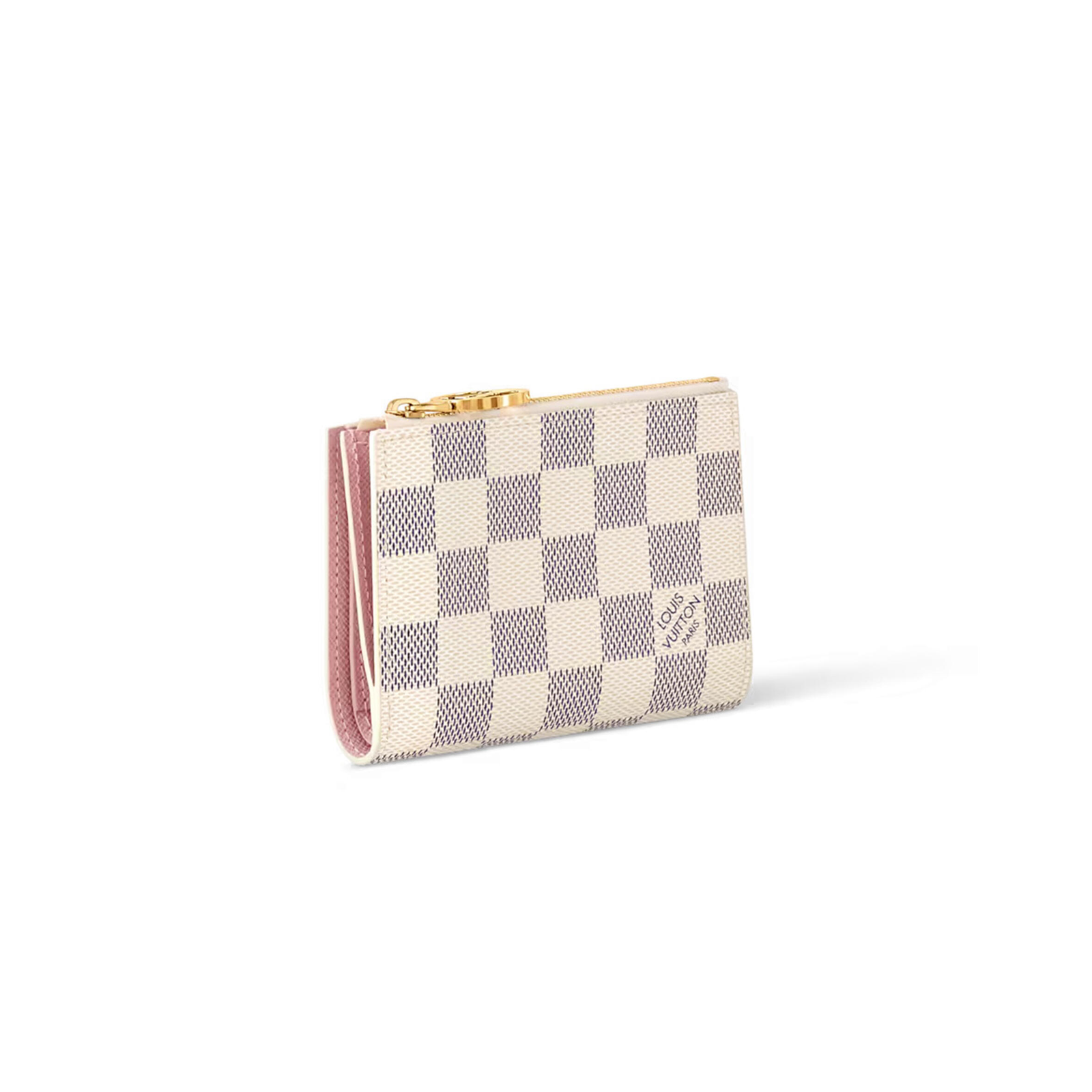 N00133 Louis Vuitton Lisa Wallet – White Monogram Canvas with Leather Lining – 9 x 11.5 x 1.5 cm