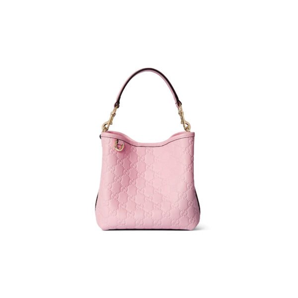 815118  Gucci GG Emblem small bucket bag (20.5*18*11.5cm)
